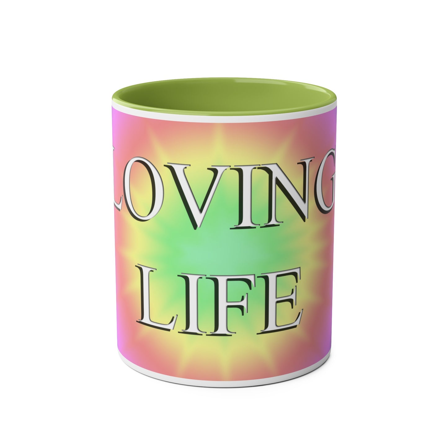 Loving Life, printed coffee mugs and tea mug, gifts for him