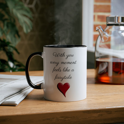 Fairytale love, printed coffee mugs for cats