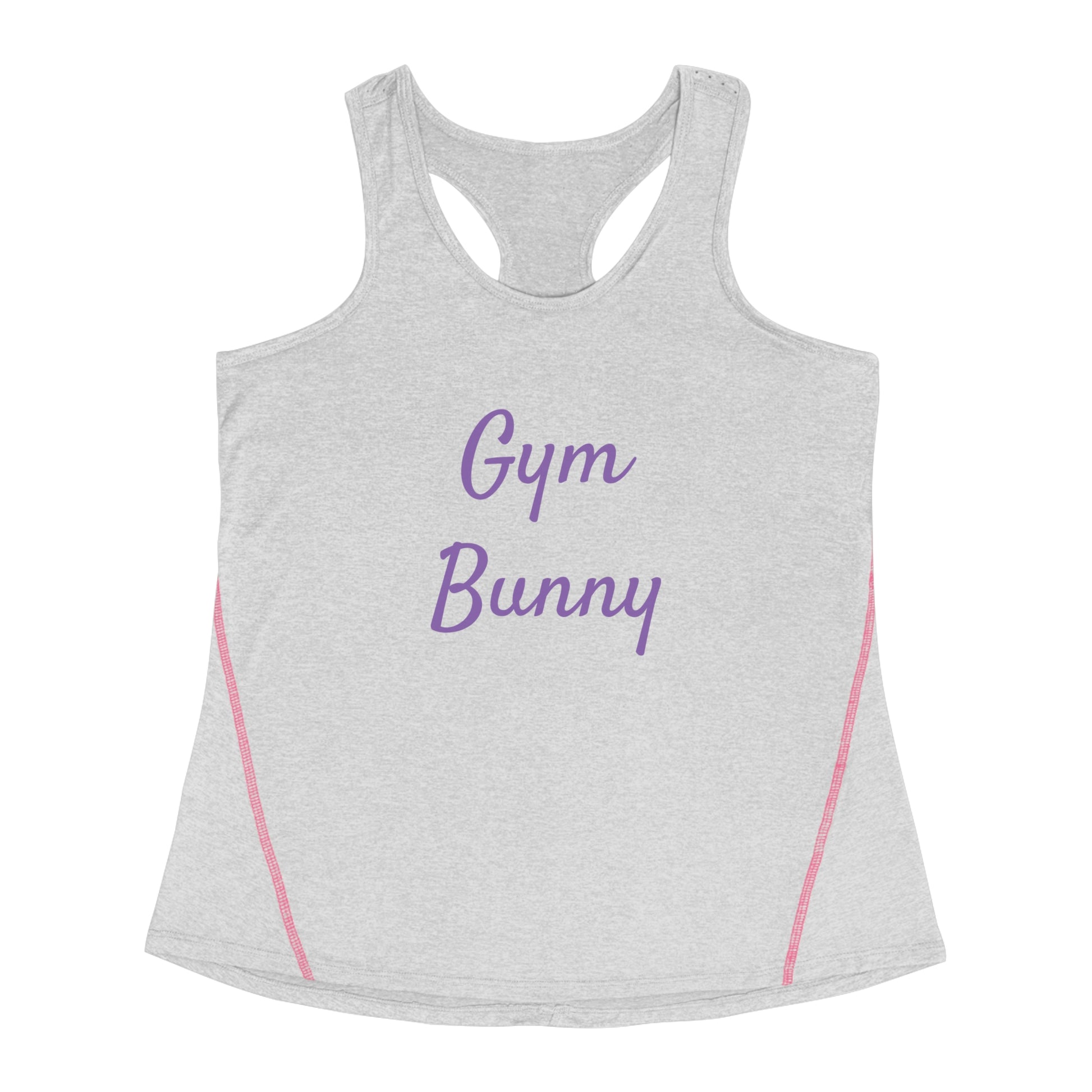 Workout tops for women, Gym Bunny slogan. Exercise wear. 