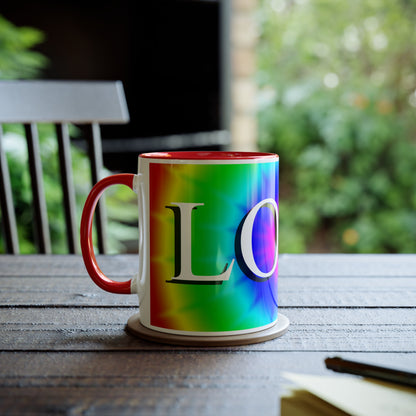 Loud and proud Love mugs. Gifts for all tastes. Presents for all ages. Love gifts. Coffee mugs and tea mugs for gifts.