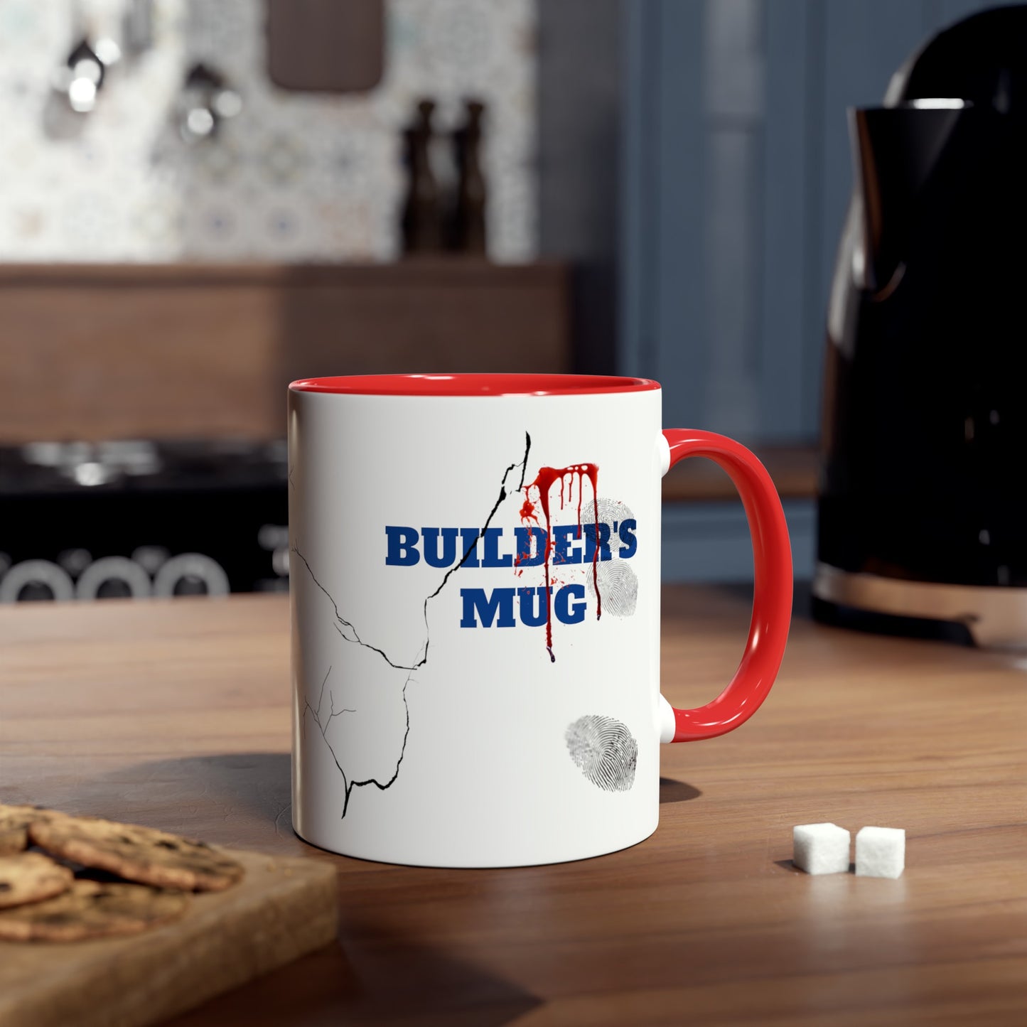 Builder's mug, printed mugs for a joke