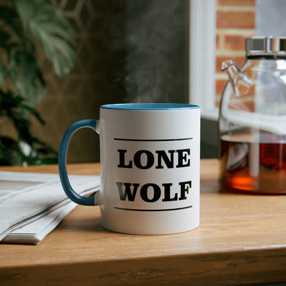 Lone Wolf, novelty tea mug, gifts for Brothers