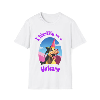 This comfortable T-shirt features a design that promotes believing in the fantastical. Let your imagination run wild and express your unique personality with this fun tee.