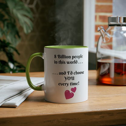 I'd choose you, printed mugs for valentine's day